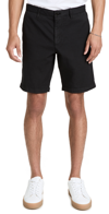 Theory Zaine Flat-front Cotton-blend Pants In Black