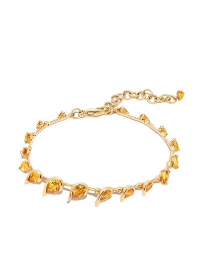 Fernando Jorge Yellow Gold And Citrine Flame Flicker Bracelet