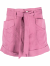 Rag & Bone Trail Shorts In Rosa