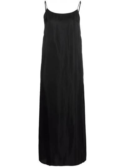 Uma Wang Anya Midi Shift Dress In Black