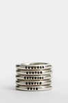 GUCCI UNISEX SILVER RINGS