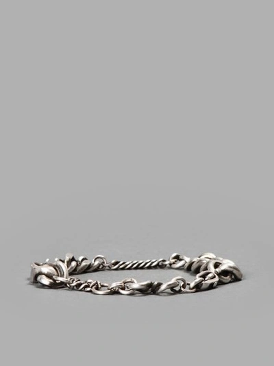Werkstatt:münchen Werkstatt Munchen Silver Chained Bracelet
