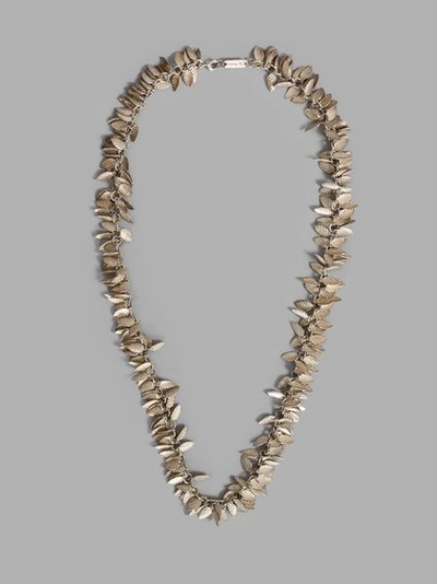 Ugo Cacciatori Silver Leaves Necklace
