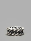 UGO CACCIATORI UGO CACCIATORI SILVER CHAIN RING