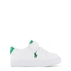 RALPH LAUREN RALPH LAUREN WHITE THERON IV TRAINERS,RF103546