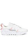 Nike Women's Crater Impact Running Sneakers In Summit White  Grey  & Platinum