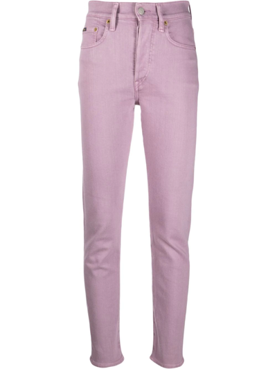 Polo Ralph Lauren Callen High-waisted Jeans In Violett