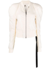 Rick Owens Drkshdw Cropped Tommy T-shirt In Neutrals