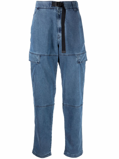 Diesel Krooley Cargo Tapered Jeans In Blue
