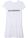 GIVENCHY TEEN 4G LACE-DETAIL LOGO T-SHIRT DRESS