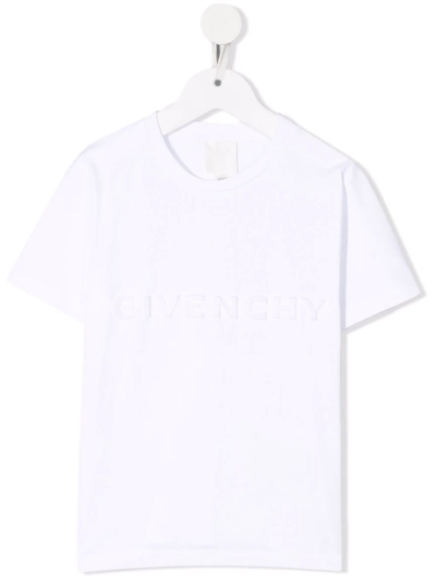 Givenchy Kids' 4g Embroidered Jersey T-shirt
