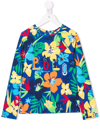 RALPH LAUREN VIBRANT FLORAL LOGO T-SHIRT