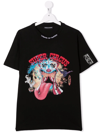 Vision Of Super Super Circus-print Short-sleeve T-shirt In Black
