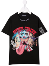 Vision Of Super Super Circus-print Short-sleeve T-shirt In Black