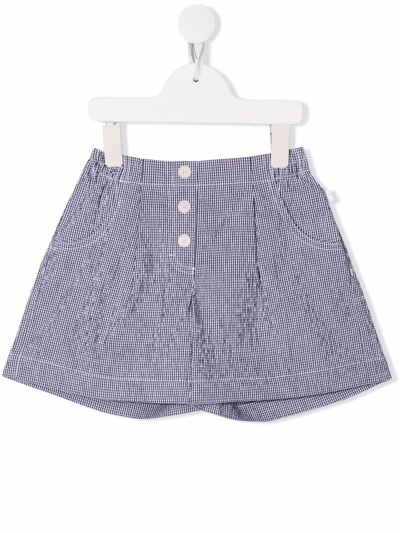 Il Gufo Kids' Stripe-print Shorts In Blue