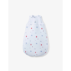 THE LITTLE WHITE COMPANY WHITE LONDON COTTON SLEEPING BAG 2.5 TOG 18-36 MONTHS 0-6 MONTHS