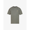 Carhartt Chase Brand-embroidered Cotton-jersey T-shirt In Thyme
