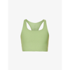 Girlfriend Collective Paloma Recycled Stretch Sports Bra In Mantis