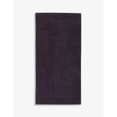 Olivier Desforges Anthracite Alizee Bath Sheet 100cm X 150cm Guest Towel