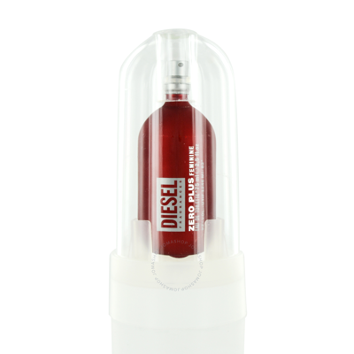 Diesel Zero Plus By  Edt Spray 2.5 oz (w) In Red   / Black / Orange / White