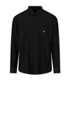 Fendi Logo-patch Button-up Shirt
