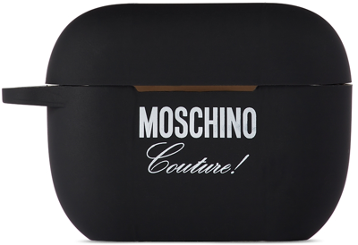 Moschino ブラック Couture! Airpods Proケース In A1555