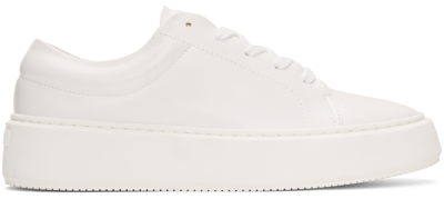 Ganni Sporty Mix Cupsole Trainer In White