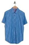 Robert Graham Bayview Woven Shirt In Light Blue
