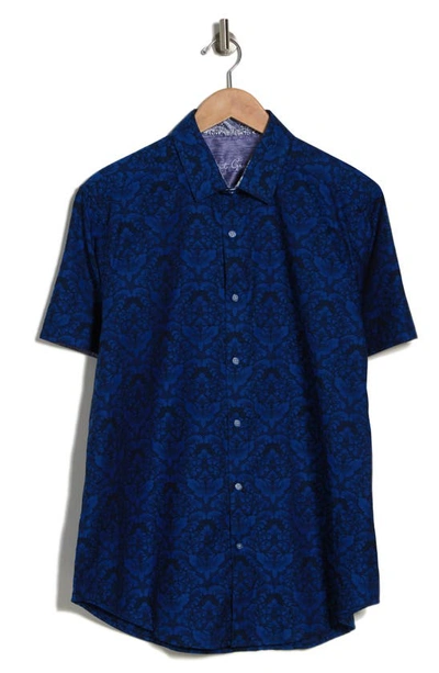 Robert Graham Bayview Woven Shirt In Navy