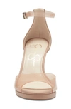 Jessica Simpson Daisile Ankle Strap Sandal In Almond