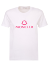 Moncler Brand-print Regular-fit Cotton-jersey T-shirt In White