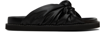 Joseph Knot-detail Leather Sandals In 0010 Black