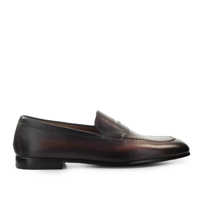 Doucal's Dark Brown Loafer