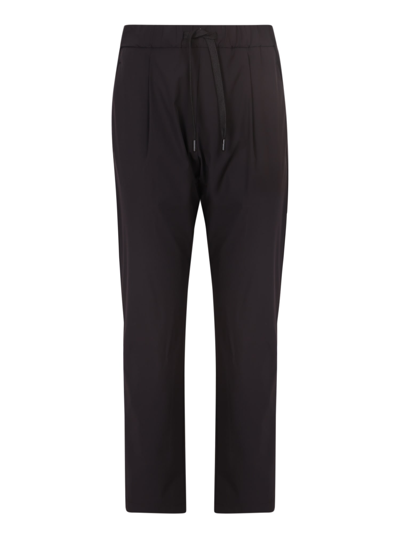 Herno Laminar Drawstring Trousers In Black