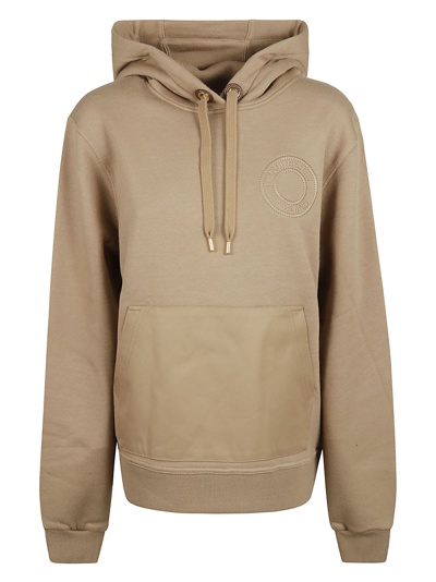 Burberry Poulter Hooded Sweatshirt In Camel