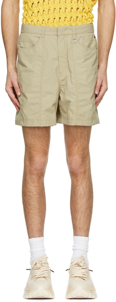 Wooyoungmi Beige Nylon Shorts In Beige 953e