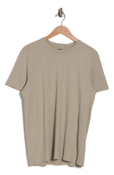 Abound Short Sleeve Crewneck T-shirt In Grey Owl