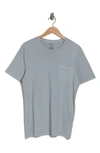 Abound Pocket Acid Wash T-shirt In Blue Fog