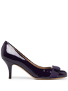 Ferragamo Carla 70 Pumps In Purple