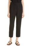 Kobi Halperin Addison Cropped Straight-leg Pants In Black