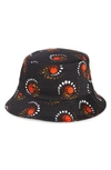 Rabanne Firework Print Cotton Bucket Hat In V096