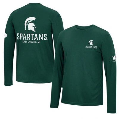 Colosseum Green Michigan State Spartans Mossy Oak Spf 50 Performance Long Sleeve T-shirt