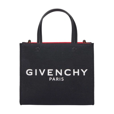 Givenchy Mini G Tote Shopping Bag In Noir