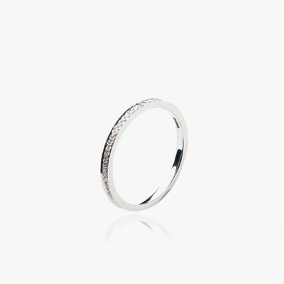 Annoushka 18kt White Gold Diamond Eclipse Eternity Ring In Silver