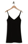 Bebe V-neck Sleeveless Dress In Black