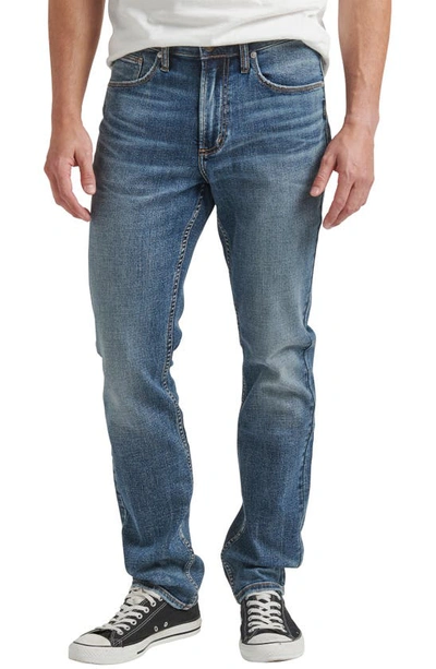 Silver Jeans Co. Zac Relaxed Fit Straight Leg Jeans In Indigo
