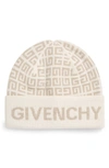 GIVENCHY 4G DOUBLE FACE WOOL & CASHMERE BEANIE