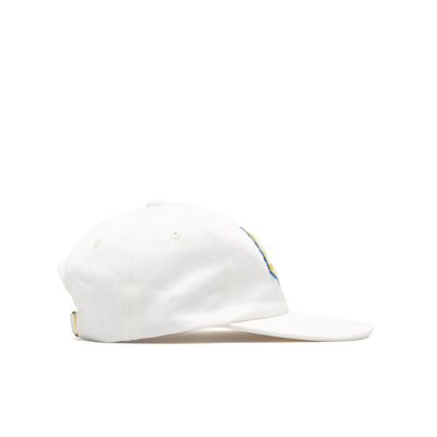 Casablanca Patch Cap In White
