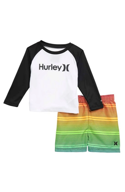 Hurley Babies' Shoreline 2-piece Swim Set In Multi