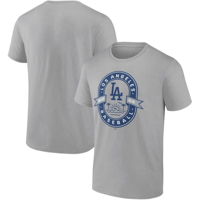 Fanatics Branded Gray Los Angeles Dodgers Iconic Glory Bound T-shirt